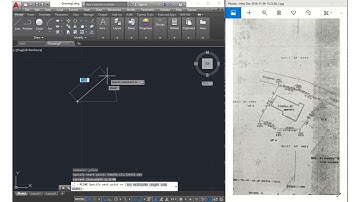 Basic Tutorial On How To Plot a Survey Plan on AutoCAD For Beginners.
