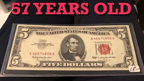 1963 Red Seal $5 Bill