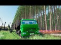 ЗАПУСТИЛИ ВЫПЕЛКУ СВОЕГО ЛЕСА! ПЕРВЫЕ КАМАЗЫ - FARMING SIMULATOR 2019