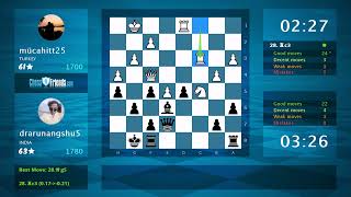 Turkey 🇹🇷 Chess Grandmaster, After 48 moves, Calculation Endgame Win🏆,😎✌️💪🏆