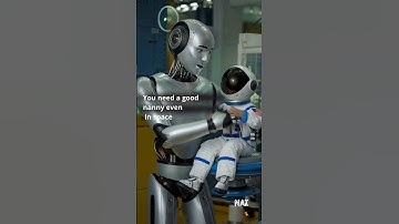 A robot nanny in space #trending #shorts #trendingshorts #AI #robot  #animatedshort