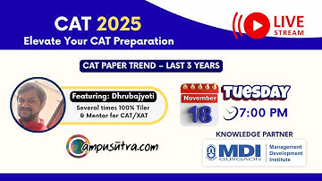 LIVE Session: Decode the last 3 years of CAT paper trends, prep strategies & more!