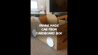 Making Car from cardboard box