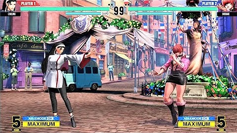 Chizuru Kagura vs Shermie (Hardest AI) - KOF XV