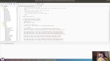 Live-coding Solarus Quest Editor #33 : Import de ressources [fr]