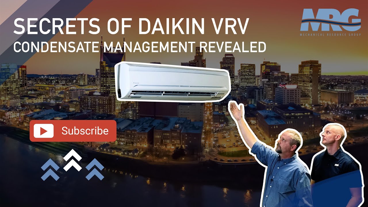 Secrets of Daikin VRV Condensate Management Revealed! YouTube