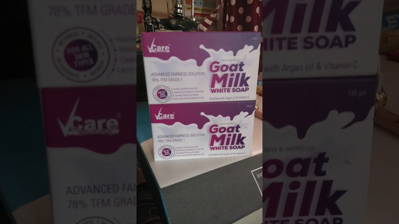 V. Care goat milk soap 
