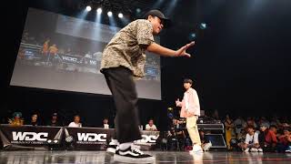 Cool Laughter(TOMOYA KANATO) vs Kickin knock(HA-KUN TSUKKI) BEST4 KIDS WDC 2019