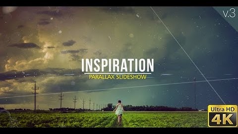 Inspiration Parallax Slideshow /// After Effects Template