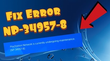 How To Fix PS4 Error NP-34957-8 Glitch! - (Easy Method!)