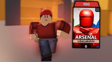 I 1v1 A TOXIC PLAYER IN ROBLOX ARSENAL..