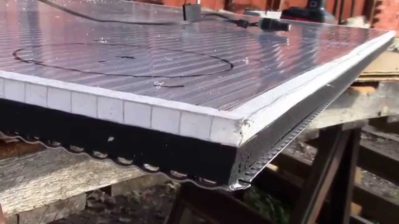 In-Window Solar Heater Build, Part 3 - YouTube