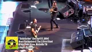 Bruce Springsteen - Satisfaction Rolling Stones Cover live Nashville 2014 (TheDailyVinyl official) chords