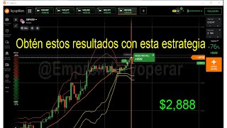 Estrategia opciones binarias Bandas de Bollinger Oscilador Estocástico Media Móvil IqOption trading