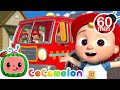 Wheels on the fire truck  fire engine song cocomelon kids cartoons  nursery rhymes moonbug kids
