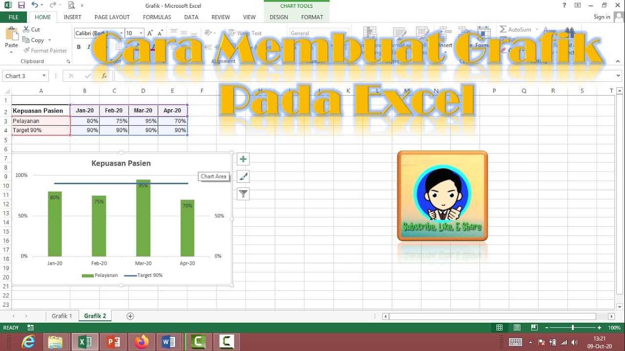 Cara Membuat Grafik pada Excel