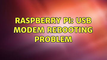 Raspberry Pi: USB Modem rebooting problem (2 Solutions!!)
