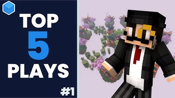 CubeCraft - Top 5 Plays - SkyWars Edition! #1