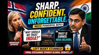 “Why Should We Trust India?” | MEA’s Sharp Reply Stuns Norwegian Reporter | Norway News