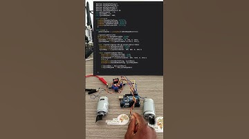 Arduino - Contrôle de 2 moteurs DC  avec potentiomètre et  L298N #l298n #dcmotor  #shorts