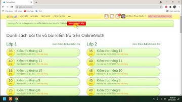 Hướng dẫn học sinh sử dụng OLM