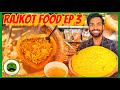 Rajkot street food ep 3  rasik bhai chevdawala naklang chai chaas soda  more  veggie paaji