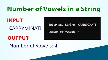 Program to count the number of vowels in a  given string | C Programming