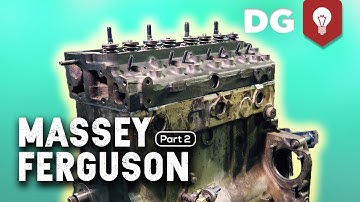 3.9 Perkins 4-cilinder droge mouw motor revisie | Massey Ferguson 270 [EP2]