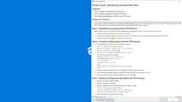 PKT 11.2.5.7 - Backing Up Configuration Files