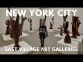 New York City: Visiting East Village art galleries