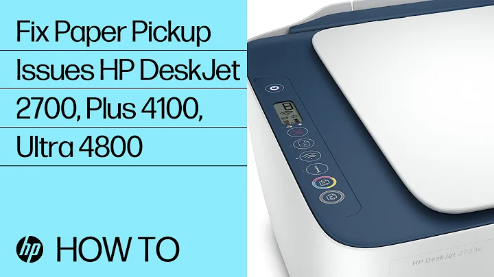 Troubleshoot Paper Pick Up issues with HP DeskJet 2700, Plus 4100 Printer | HP Printers | HP Support
