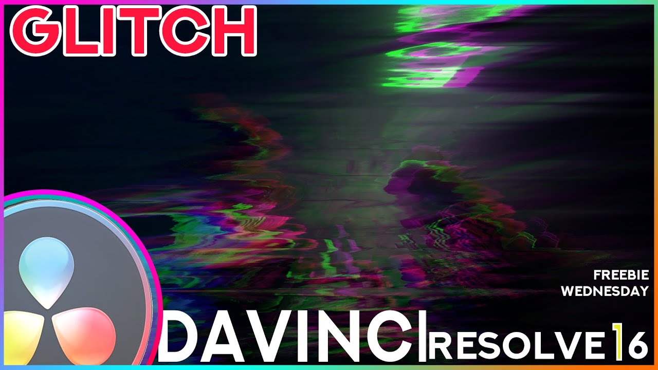 davinci resolve glitch transition free