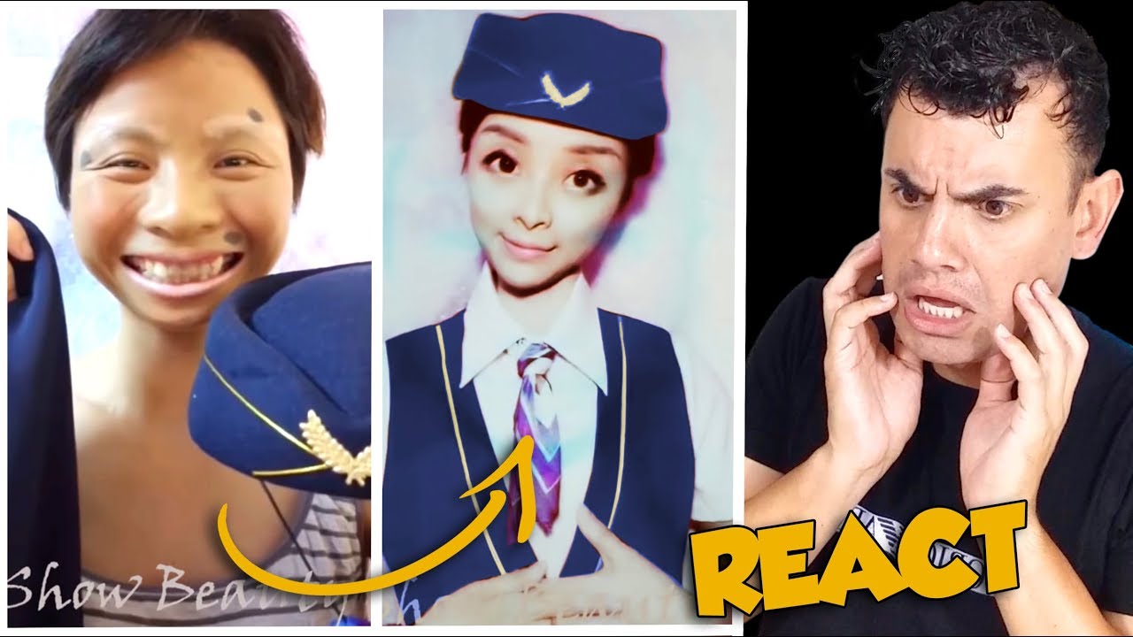 REACT, MAKEUP VIRAL DE TRANSFORMAÇÃO DA ASIA #02 - Fubá online