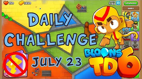 Bloons TD 6 Daily Challenge | Medium | No MK No Powers Used | July 23 2022