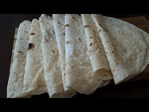 Only 4 Ingredients! Simple Lavash Bread Recipe, No yeast, its easy!