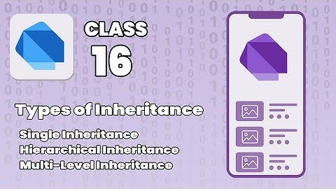 Types of Inheritance in Dart (Single, Hierarchical, Multi-Level) Urdu/Hindi | Class 16