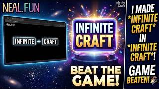 I Finally Created INFINITE CRAFT in Infinite Craft! (Game Beaten) full guide🤯.