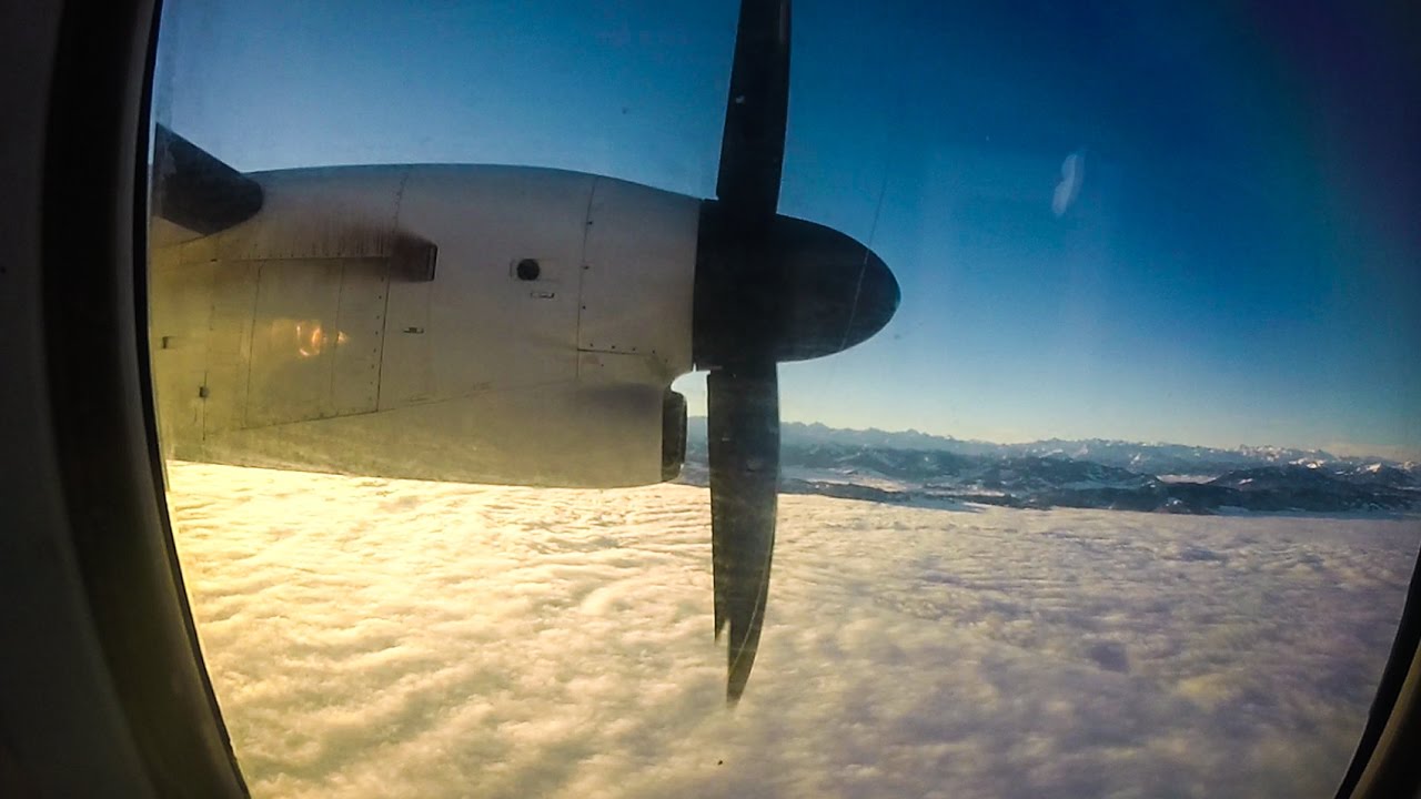 Bombardier Dash 8 Q400 FULL FLIGHT | Stuttgart - Zurich