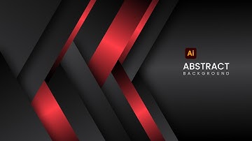 Tutorial for Creating a Modern Red Abstract Background Using Adobe Illustrator