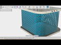 How to make mesh / grills - fusion 360 tutorial