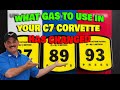 CHEVROLET CHANGED GAS REQUIREMENTS FOR YOUR C7 CORVETTE   DID YOU KNOW?!