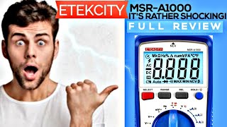 ETEKCITY MSR-A600 CHEAP-O Multimeter Review & Teardown! 