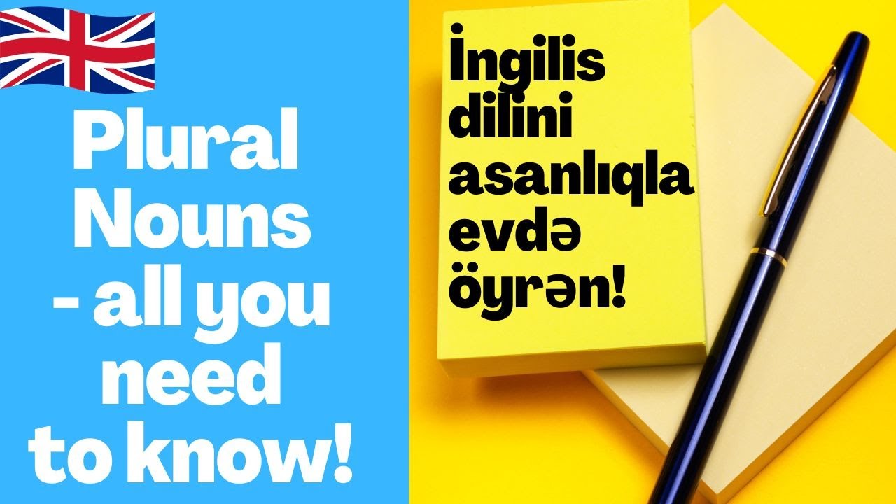 Plural Nouns in English - Qisa Qrammatika Dərsləri - İngilis-dilini Evdə Öyrən