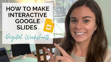 How to make interactive Google Slides | Digital Worksheets