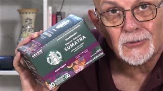 Starbucks K-Cup Coffee Pods—Dark Roast Sumatra—100% Arabica
