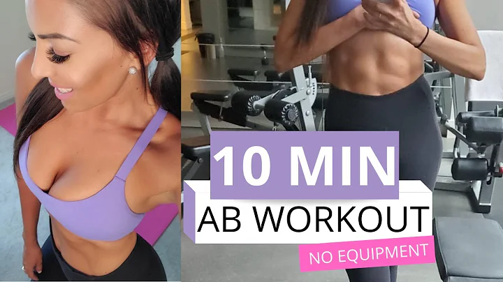 10 MIN AB WORKOUT // No Equipment - At Home Flat S...