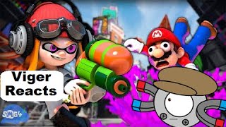 Viger Reacts to SMG4's If Mario Was In... Splatoon 3