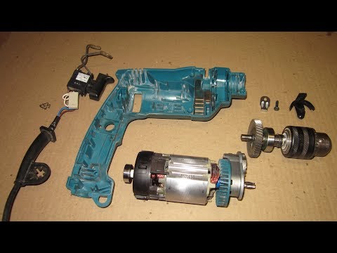 Дрель Makita HP1620 ремонт и обслуживание/repair drills MAKITA