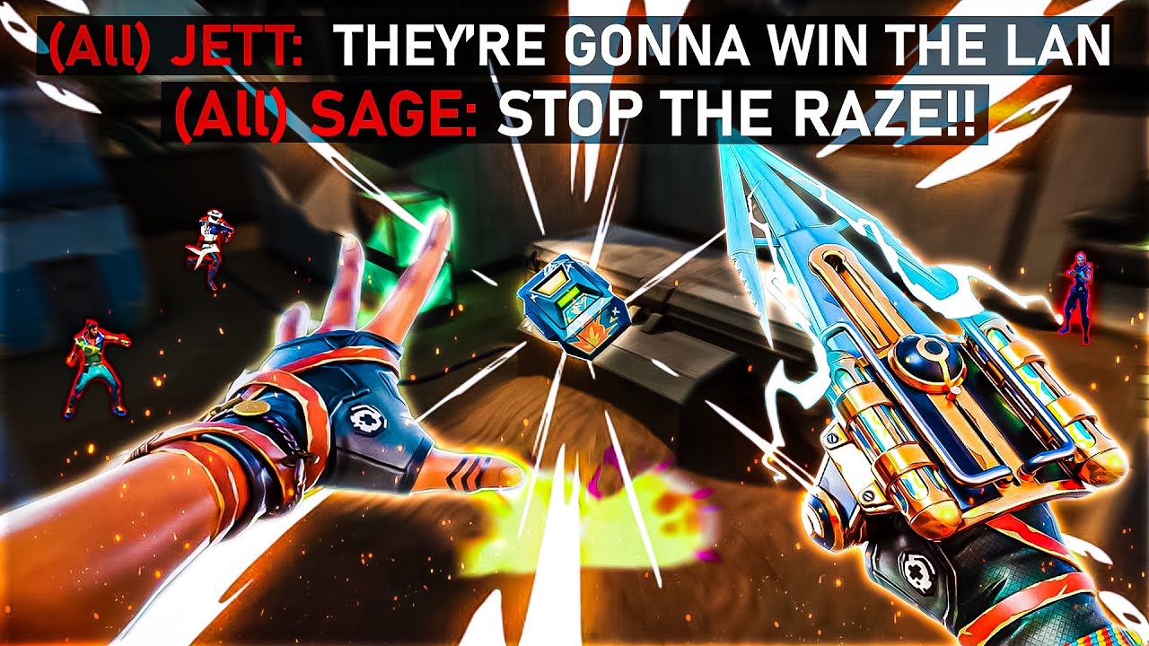 One Tricking a VALORANT LAN with Raze! (FINALE)