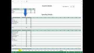 How to make a budget spreadsheet in excel 2010A